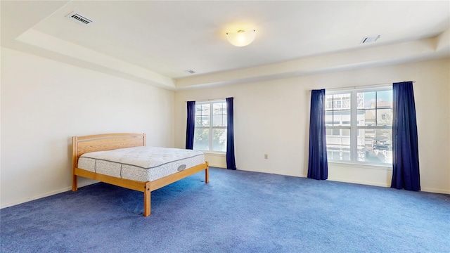 6910 Beach Front Rd, Arverne, NY 11692 - bedroom featuring a raised ceiling, carpet floors, and baseboards