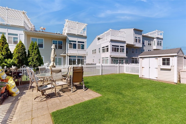 6910 Beach Front Rd, Arverne, NY 11692 - view of yard featuring a patio area