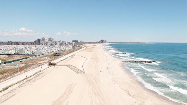 6910 Beach Front Rd, Arverne, NY 11692 - water view featuring nearby beach