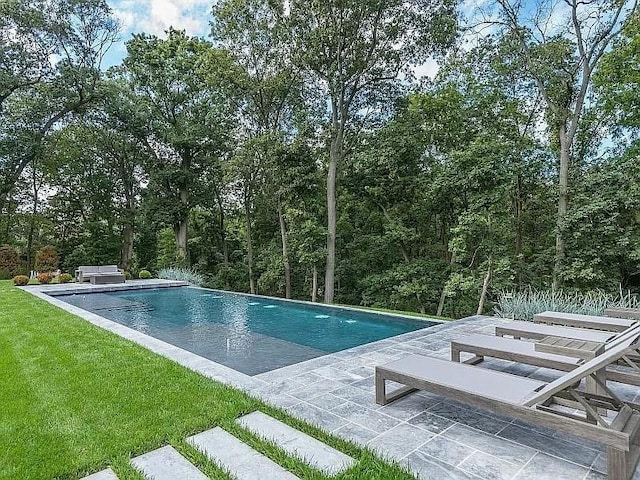 2 Short Path, Nissequogue, NY 11780 - outdoor pool with a patio area and a lawn