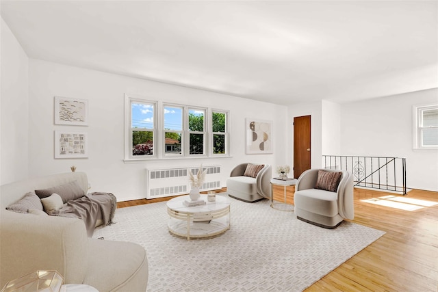 146-24 27th Ave, Flushing, NY 11354 - living area with radiator and wood finished floors