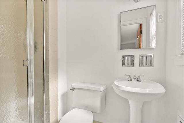 146-24 27th Ave, Flushing, NY 11354 - full bath featuring a stall shower, toilet, and a sink