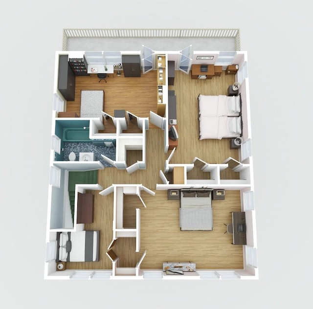56 W Beech St, Long Beach, NY 11561 - floor plan