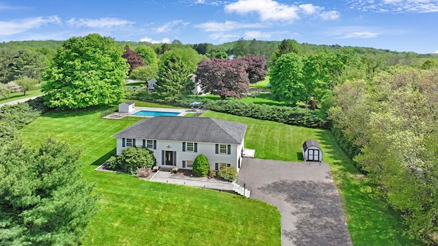 1 Red Fox Ln, Brewster, NY 10509 - view of subject property featuring a heavily wooded area
