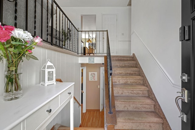 1 Red Fox Ln, Brewster, NY 10509 - staircase with wood finished floors