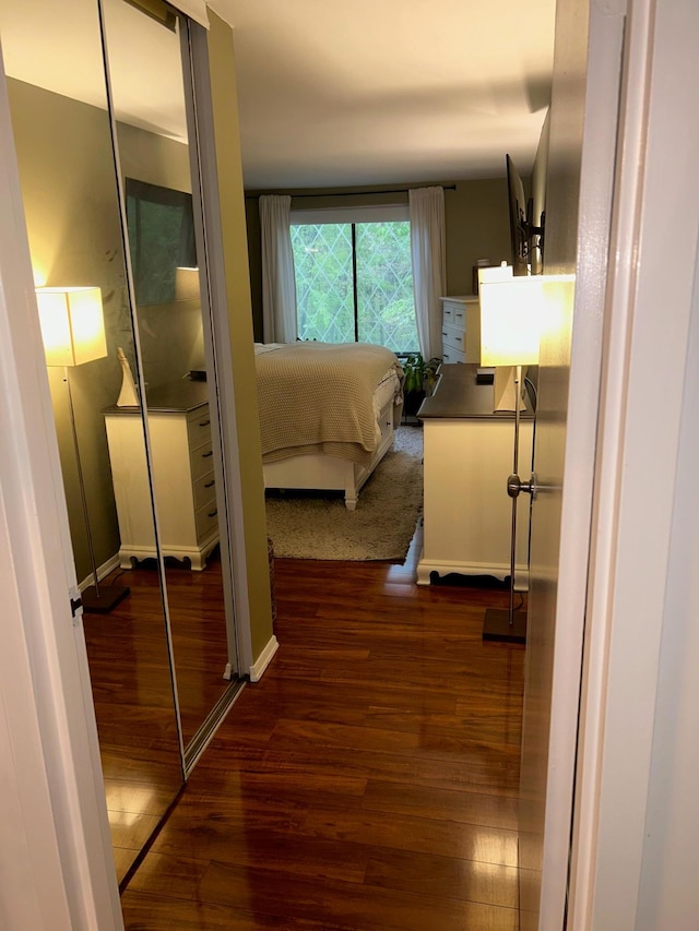 118 Skyline Dr, Coram, NY 11727 - bedroom featuring wood finished floors