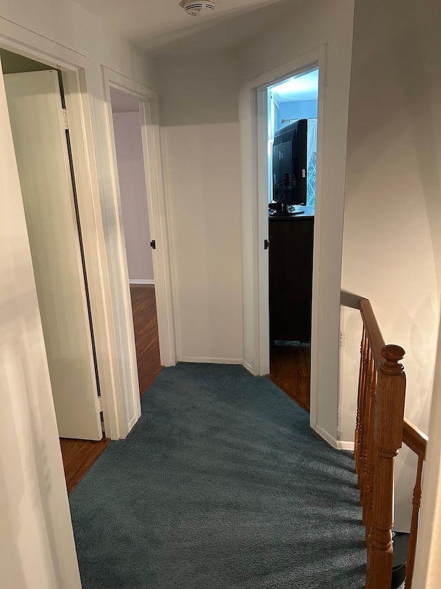 118 Skyline Dr, Coram, NY 11727 - corridor featuring carpet floors and baseboards