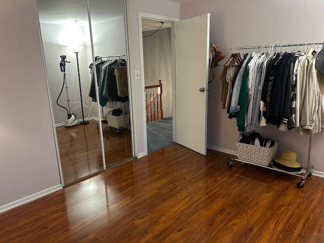 118 Skyline Dr, Coram, NY 11727 - spacious closet featuring wood finished floors