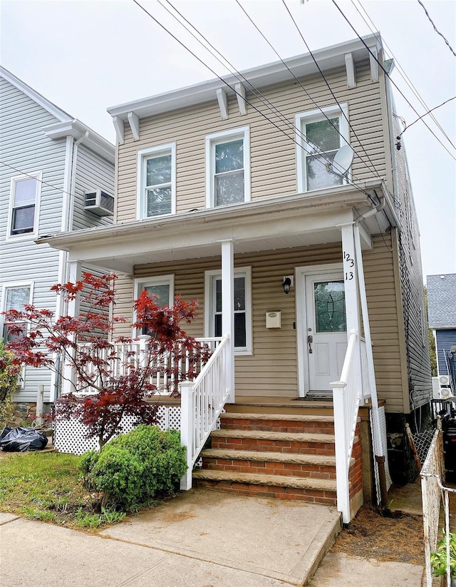 view of front of house with a porch
