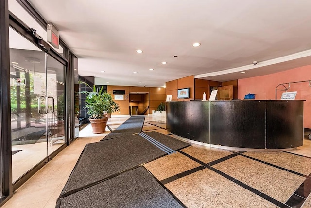 139-15 83rd Ave Unit 409, Briarwood, NY 11435 - welcome area with recessed lighting and a surveillance system