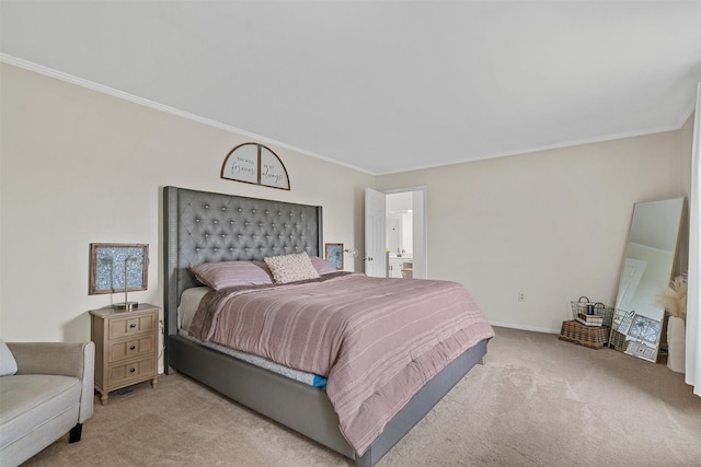 8 Red Oak Ct, Middletown, NY 10941 - bedroom featuring light carpet, crown molding, and baseboards