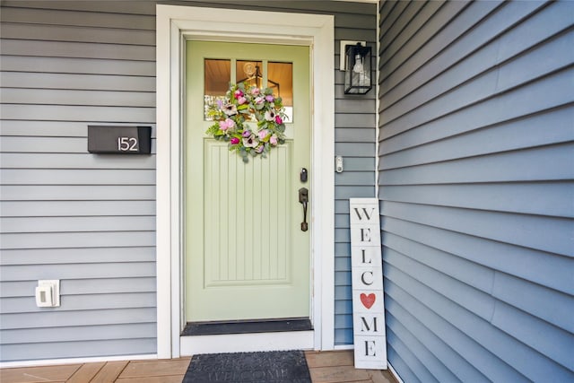 view of property entrance