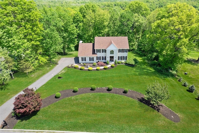 9 Hill Rd, Washingtonville, NY 10992 - view from above of property featuring a forest