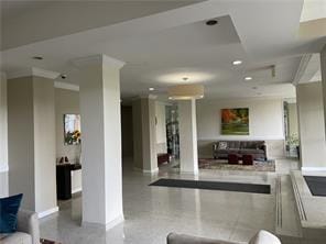 common area with recessed lighting