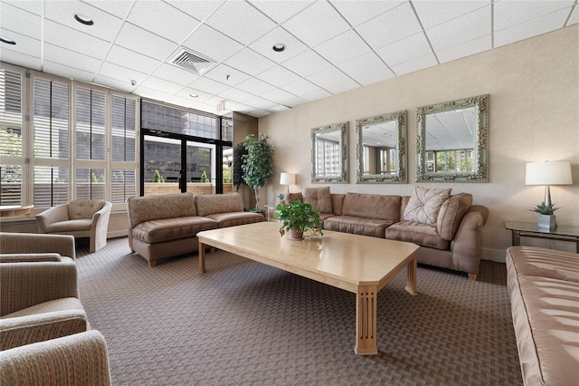 25 Rockledge Ave Unit 501, White Plains, NY 10601 - building lobby featuring a paneled ceiling