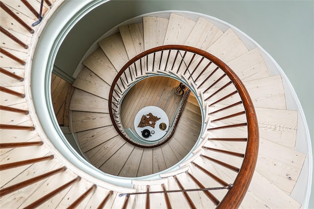 view of staircase