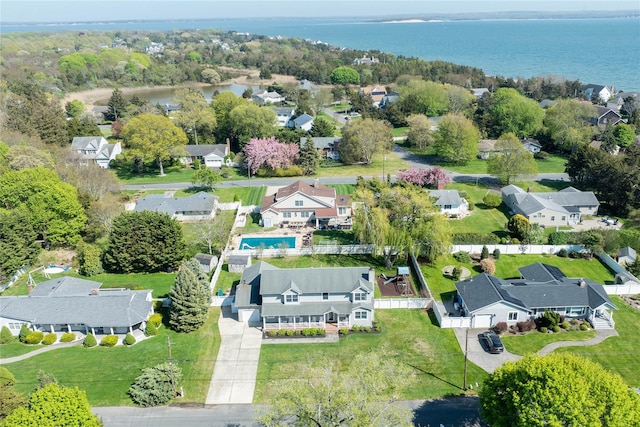 1145 Bay Haven Ln, Southold, NY 11971 - aerial view of residential area with a large body of water
