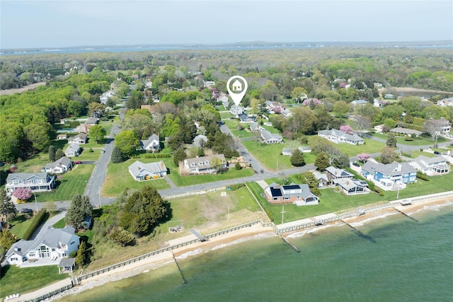 1145 Bay Haven Ln, Southold, NY 11971 - aerial view of property's location with a nearby body of water and nearby suburban area