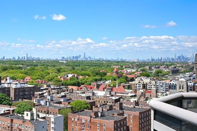 aerial view of a view of skyline