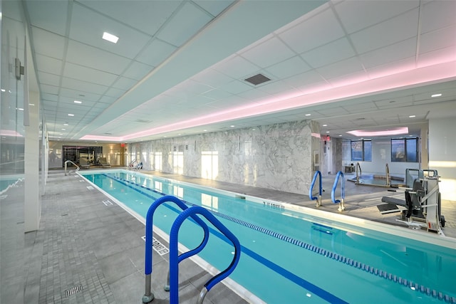 view of indoor community pool