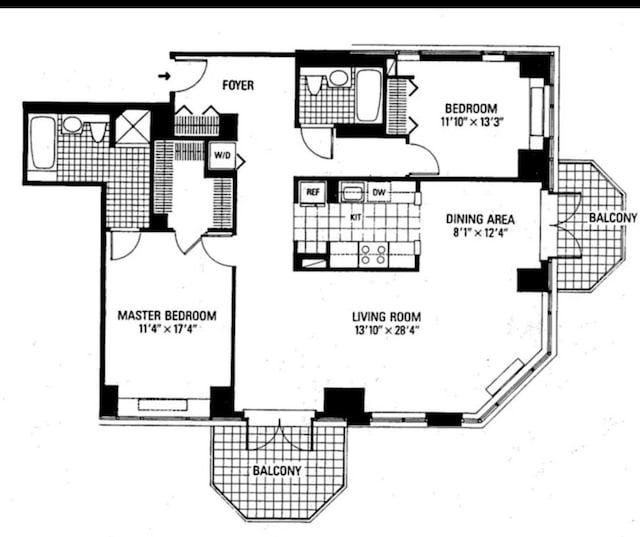 112-01 Queens Blvd Unit 19C, Forest Hills, NY 11375 - view of home floor plan