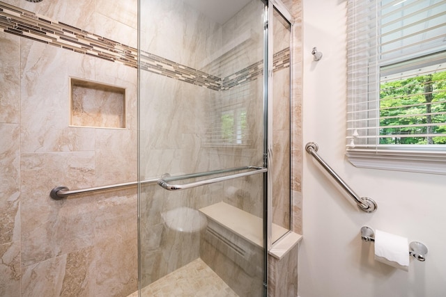 full bath with a stall shower