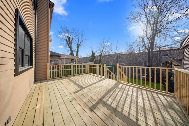 486 Ashford St, Brooklyn, NY 11207 - view of wooden deck