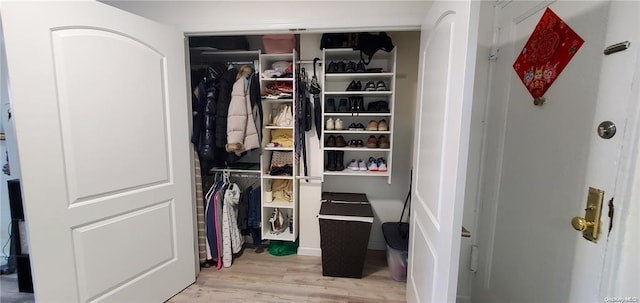 view of closet