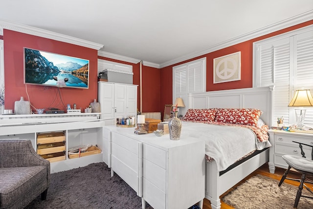 3 Losee Rd, Wappingers Falls, NY 12590 - bedroom featuring crown molding and wood finished floors