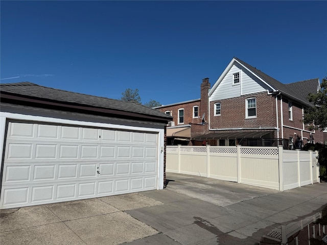 83-46 Penelope Ave, Middle Village, NY 11379 - garage featuring fence