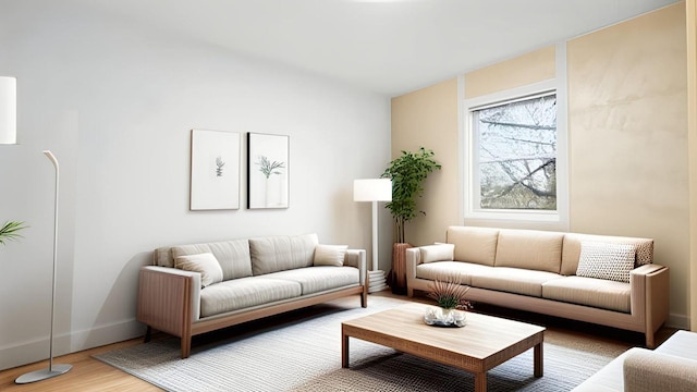 4518 Richardson Ave, Bronx, NY 10470 - living room with wood finished floors and baseboards