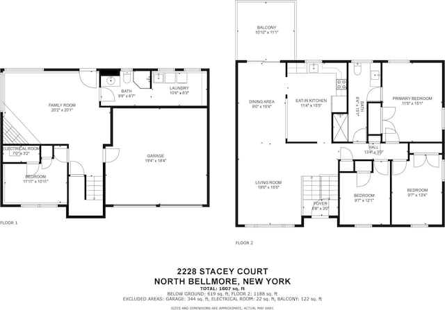 2228 Stacey Ct, North Bellmore, NY 11710 - room layout