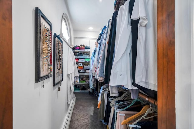 2346 Post St, East Meadow, NY 11554 - spacious closet featuring dark colored carpet