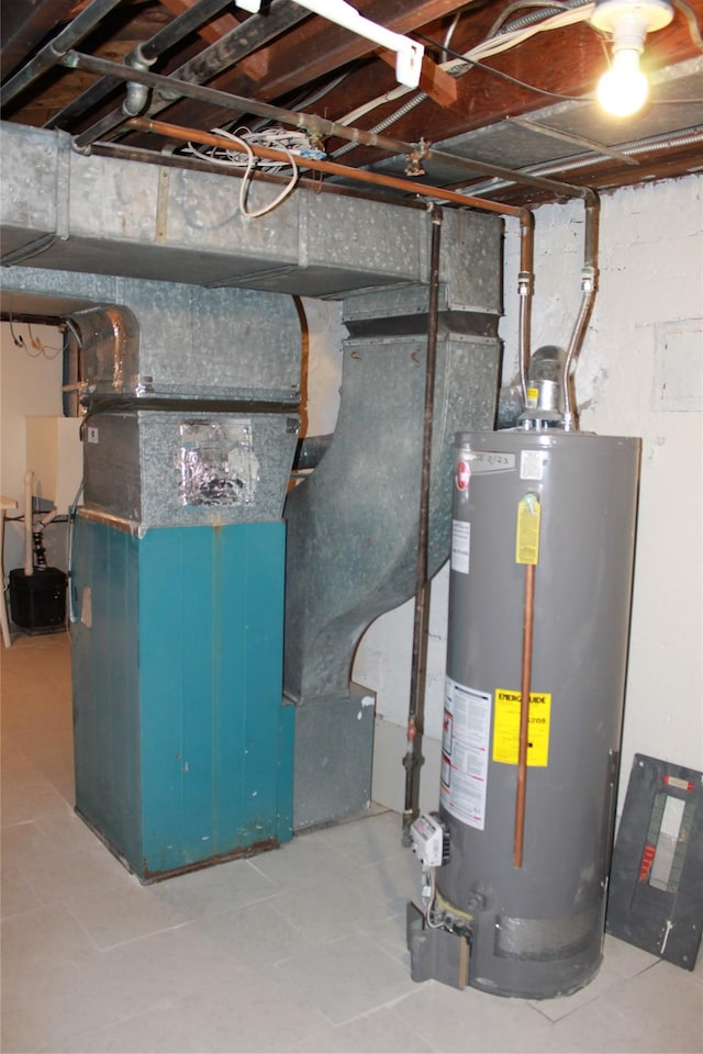 1535 Mattison St, Baldwin, NY 11510 - utilities with gas water heater and heating unit