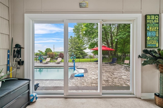 20 Idlewild Park Dr, Cornwall On Hudson, NY 12520 - doorway with healthy amount of natural light and carpet