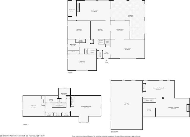 20 Idlewild Park Dr, Cornwall On Hudson, NY 12520 - room layout