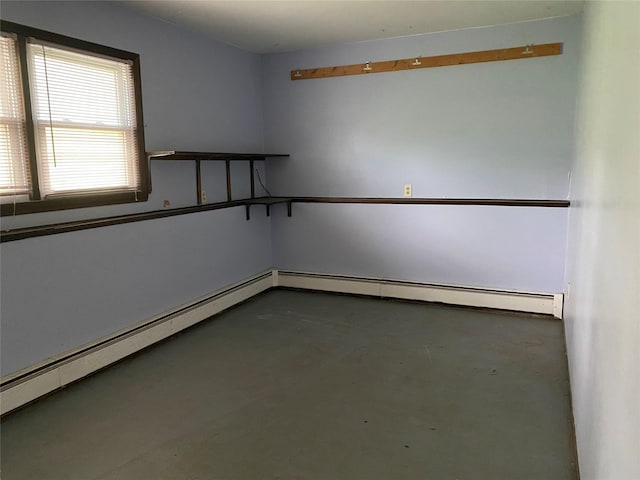 18 Prides Xing, Washingtonville, NY 10992 - spare room featuring concrete flooring and a baseboard heating unit