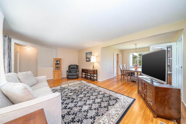 25 Ganung Dr, Ossining, NY 10562 - living room with light wood-type flooring and baseboards