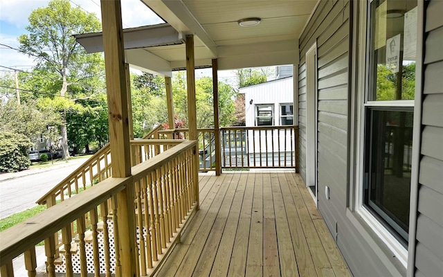 74 Gladstone Ave, Walden, NY 12586 - wooden terrace featuring a porch