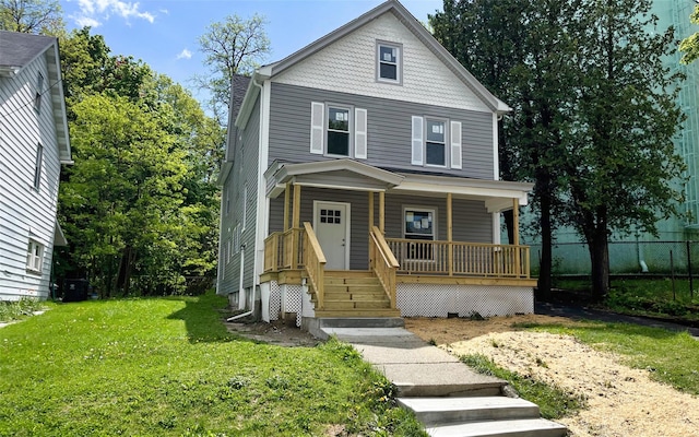 74 Gladstone Ave, Walden, NY 12586 - view of front of home with covered porch