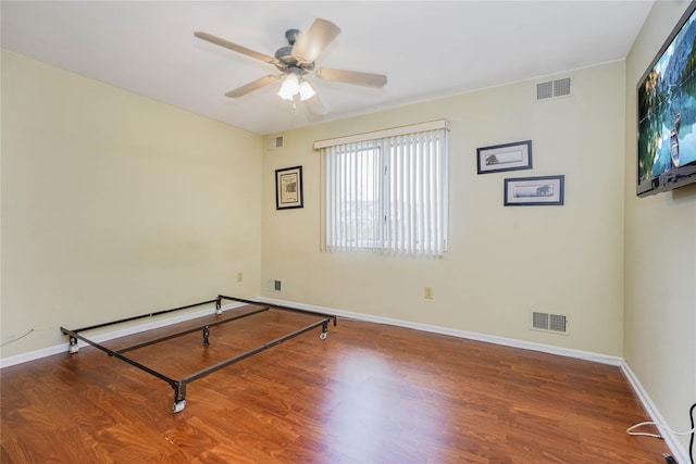 415 Spotswood Englishtown Rd, Nj, NJ 08831 - unfurnished room with a ceiling fan, wood finished floors, and baseboards