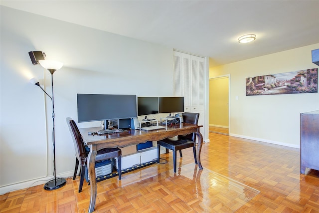 102-10 66th Rd Unit 26H, Forest Hills, NY 11375 - office with baseboards