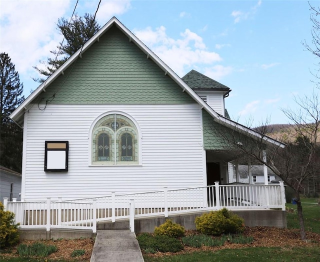 14 Hankins Rd, Hankins, NY 12741 - view of property exterior with a porch