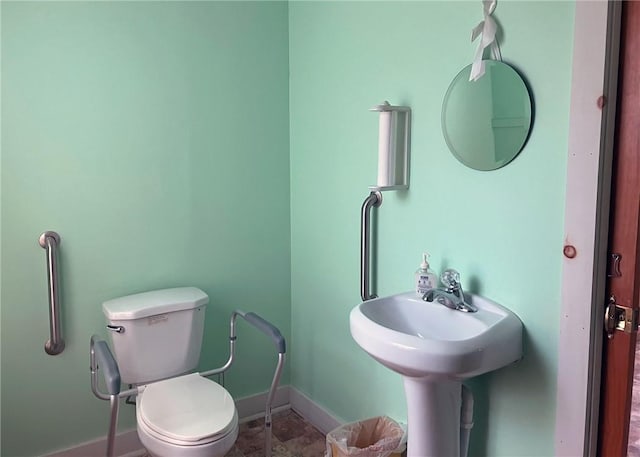 14 Hankins Rd, Hankins, NY 12741 - half bathroom featuring toilet and baseboards