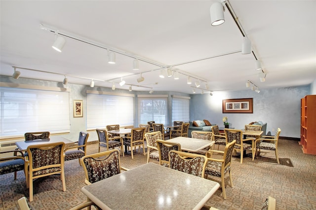 300 High Point Dr Unit 313, Hartsdale, NY 10530 - carpeted dining room with track lighting