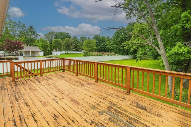 3042 Gomer St, Yorktown Heights, NY 10598 - wooden deck featuring view of wooded area