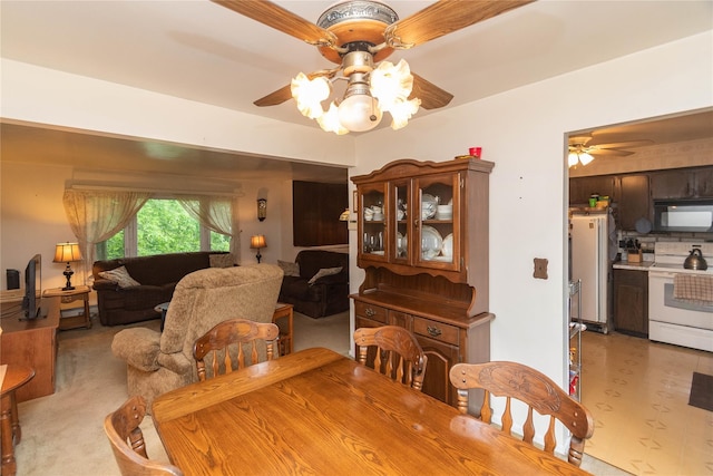 3042 Gomer St, Yorktown Heights, NY 10598 - dining room with a ceiling fan