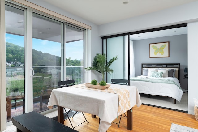 1 Salisbury Pt Unit 6C, Nyack, NY 10960 - bedroom with wood finished floors and access to exterior