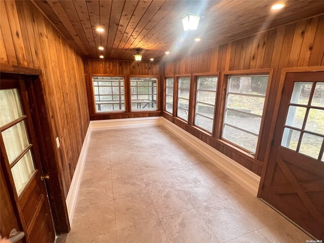 332 Browns Rd, Nesconset, NY 11767 - unfurnished sunroom featuring healthy amount of natural light