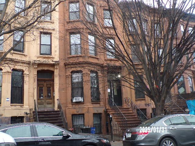 173 Quincy St, Brooklyn, NY 11216 - view of building exterior featuring stairway